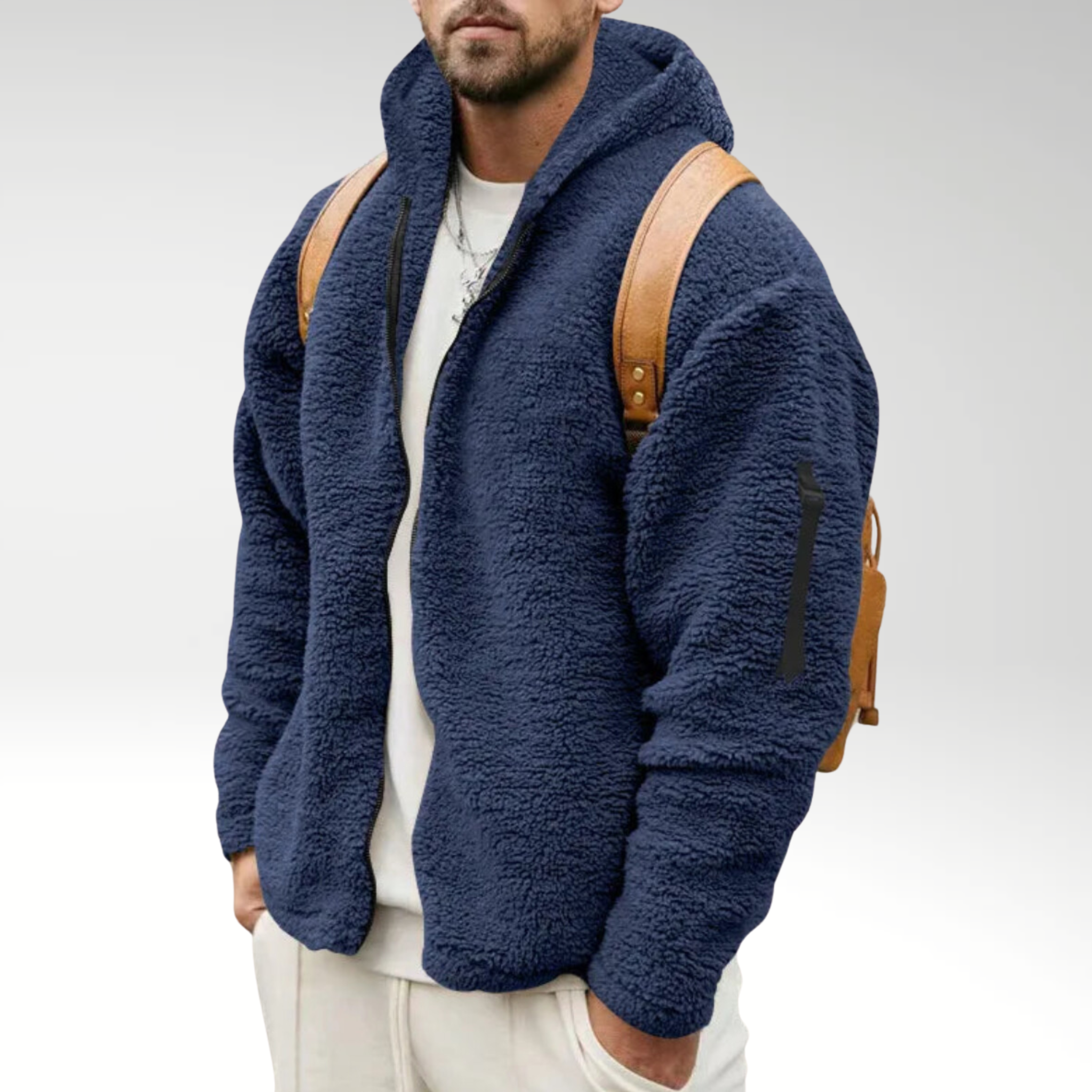 Evoque™ | Double-Sided Fleece Hooded Jacket