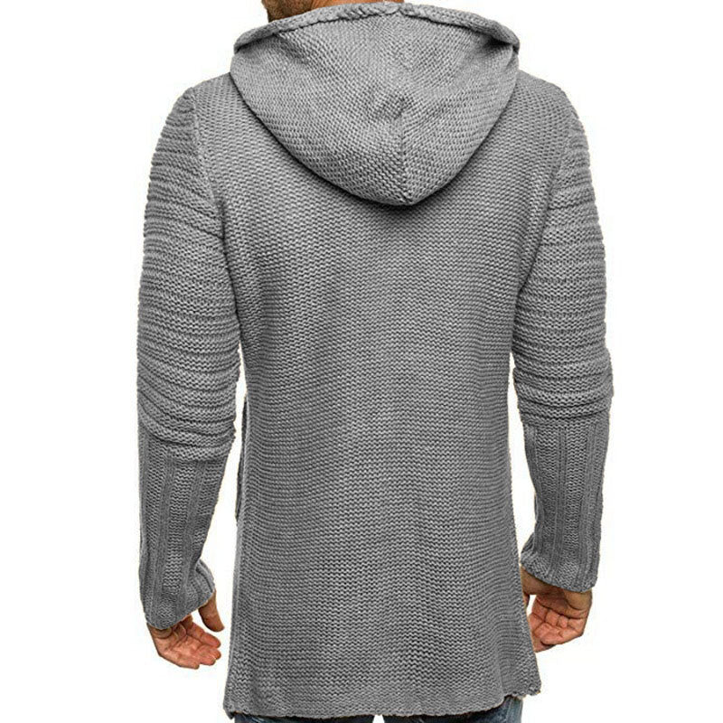 Evoque™ | Casual Hoodied Button Down Sweater