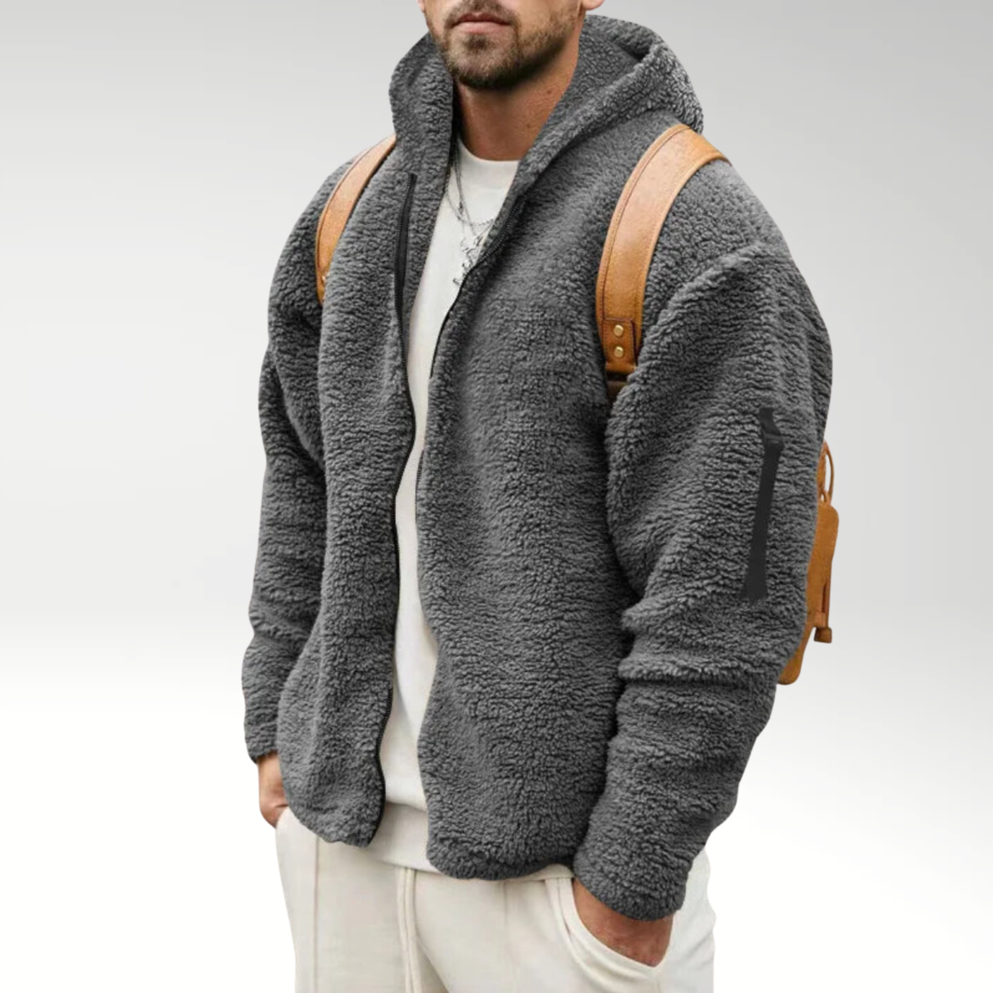 Evoque™ | Double-Sided Fleece Hooded Jacket