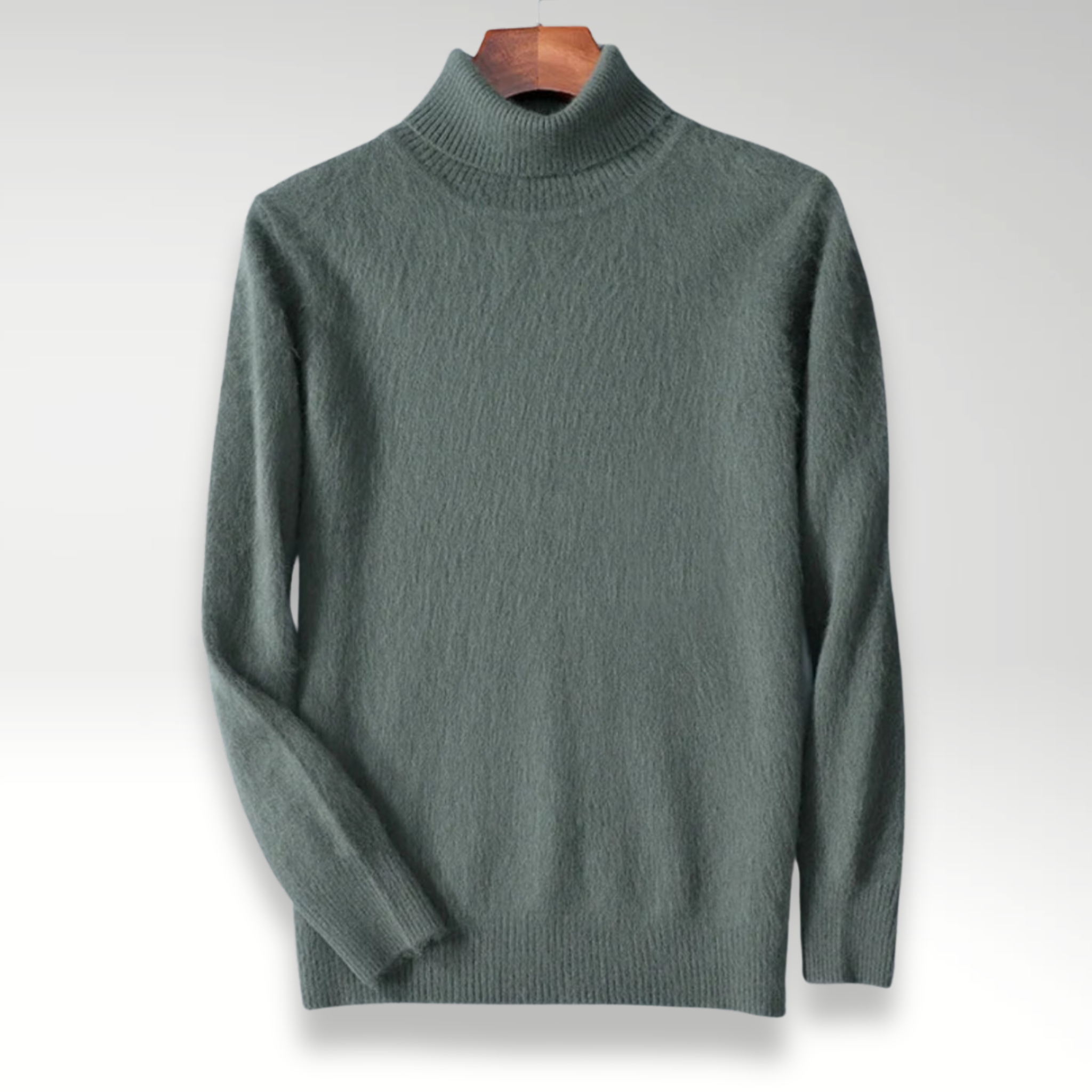 Evoque™ | Premium Mink Cashmere Long Sleeve Sweater