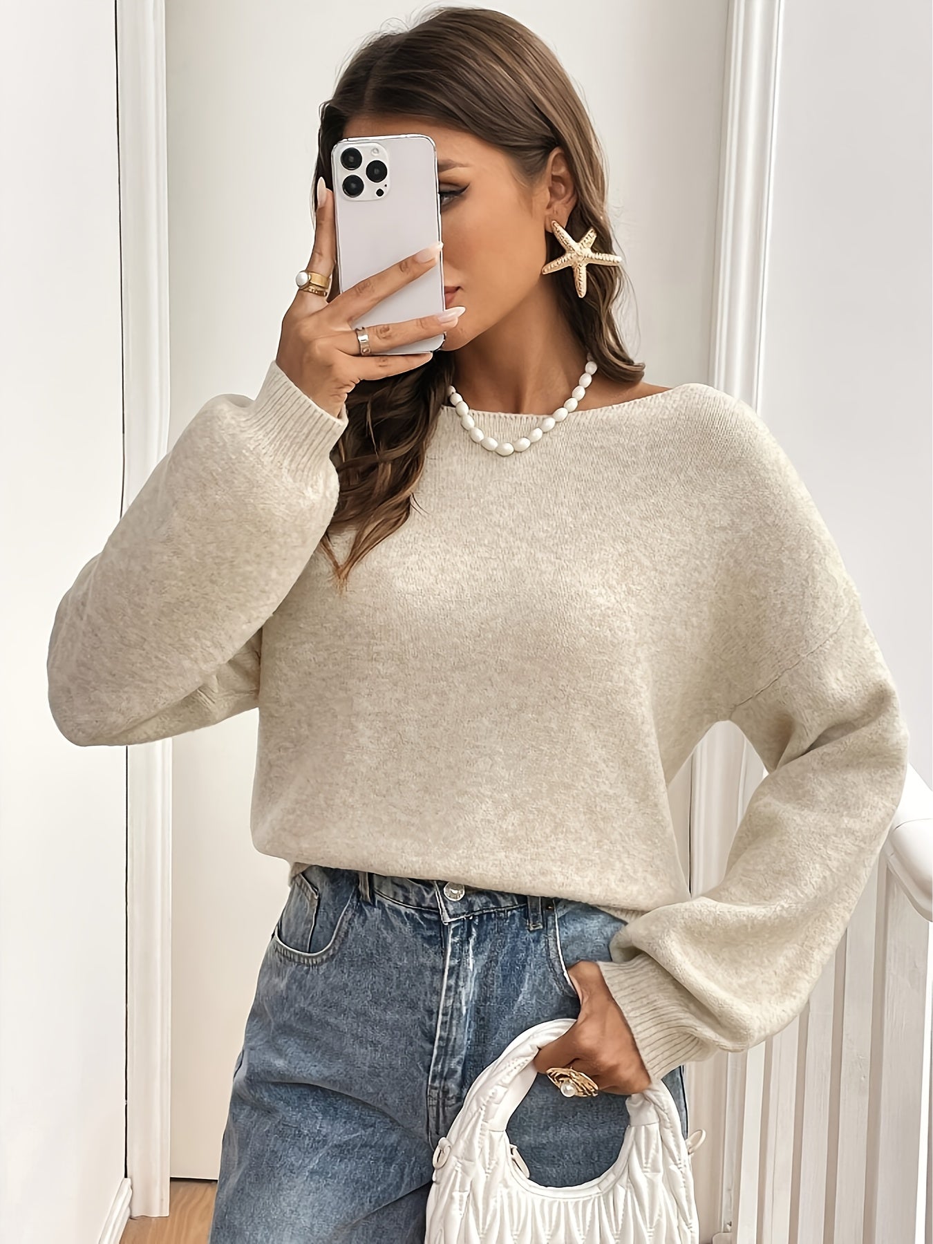 Evoque™ | Cozy Off-Shoulder Knit