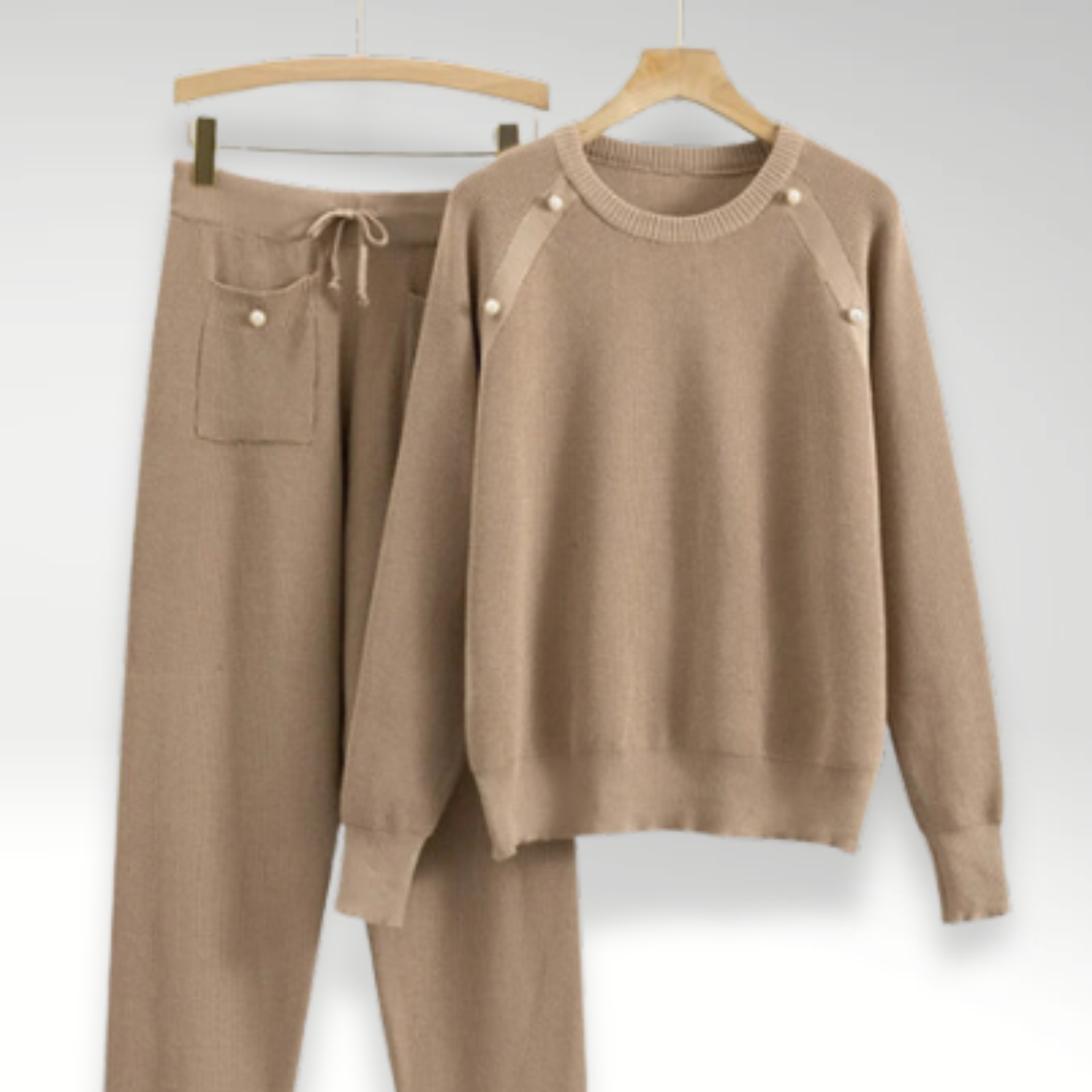 Evoque™ | Chic Comfort Knit Two Piece Set