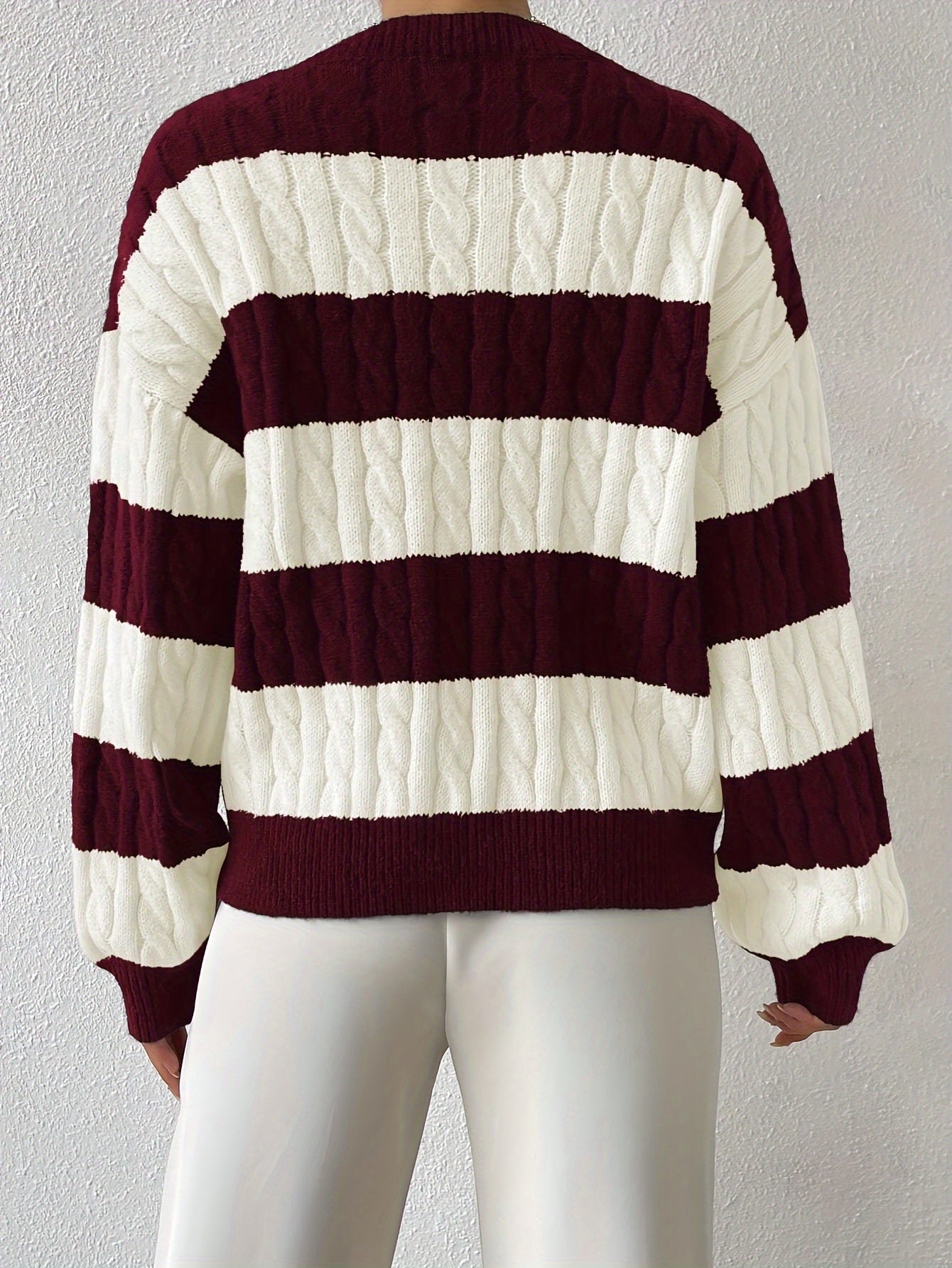 Evoque™ | Color Block Knit Sweater