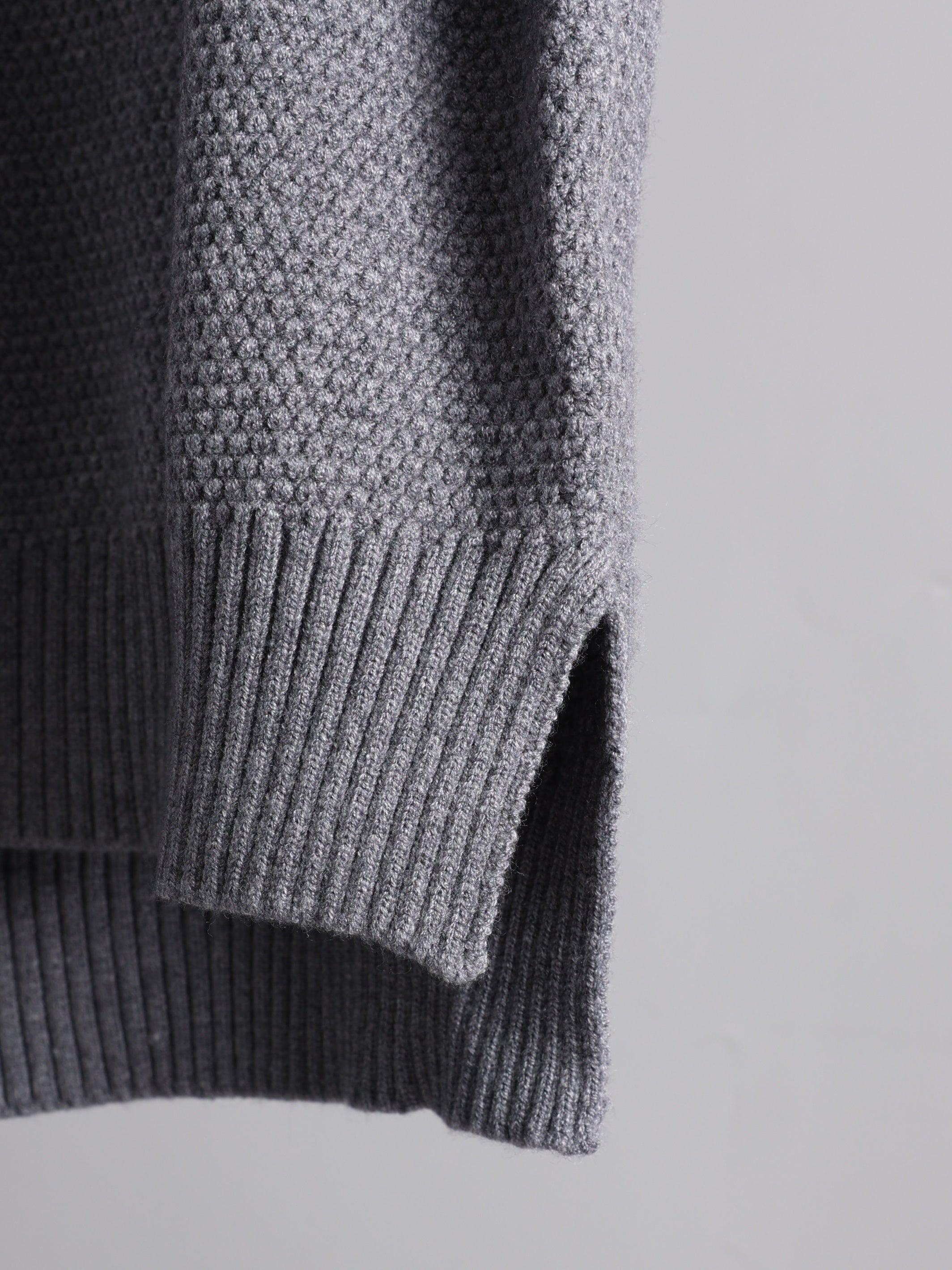 Evoque™ | Knitted Set with High Neck and Trousers