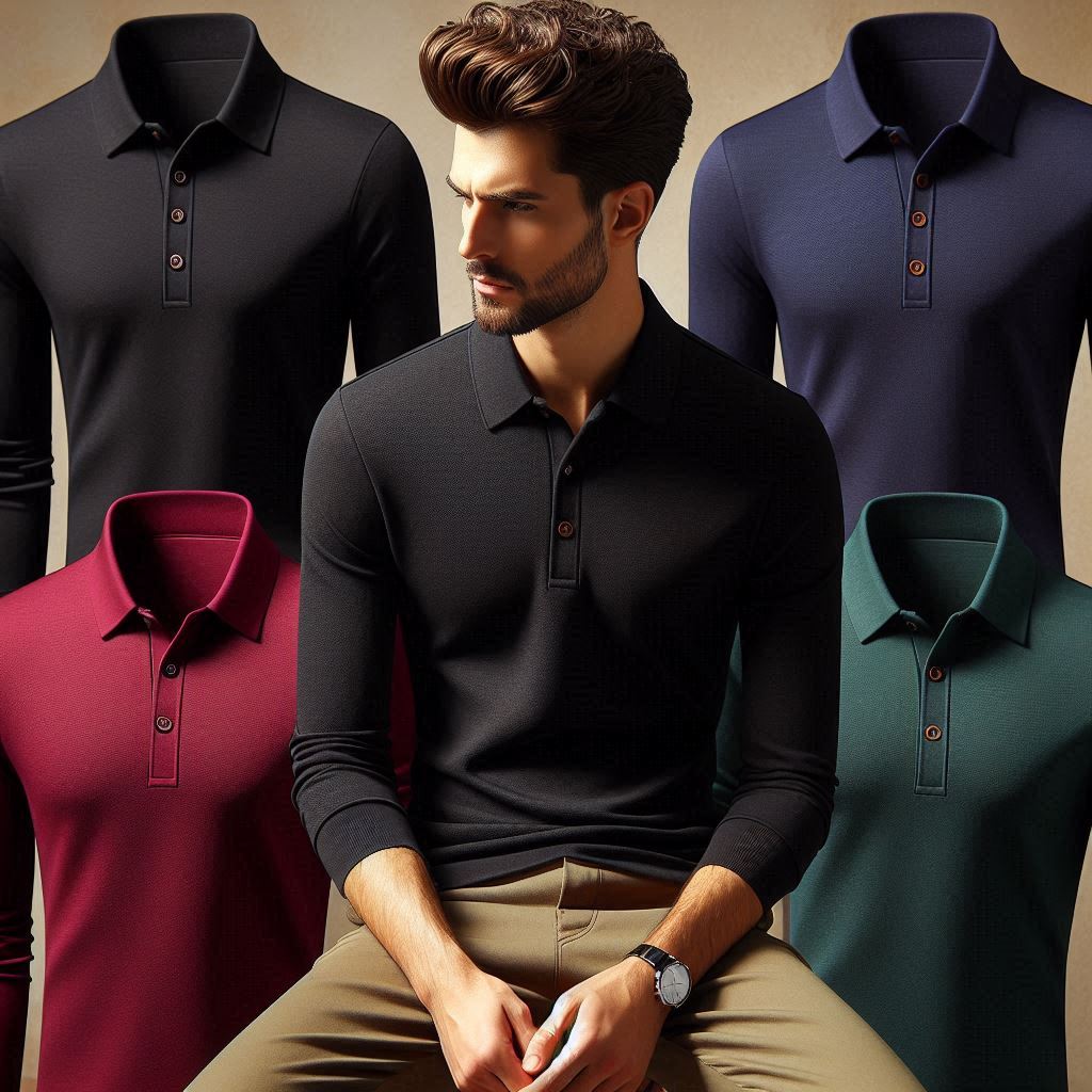 EVOQUE™ | CLASSIC LONG-SLEEVE POLO SHIRT