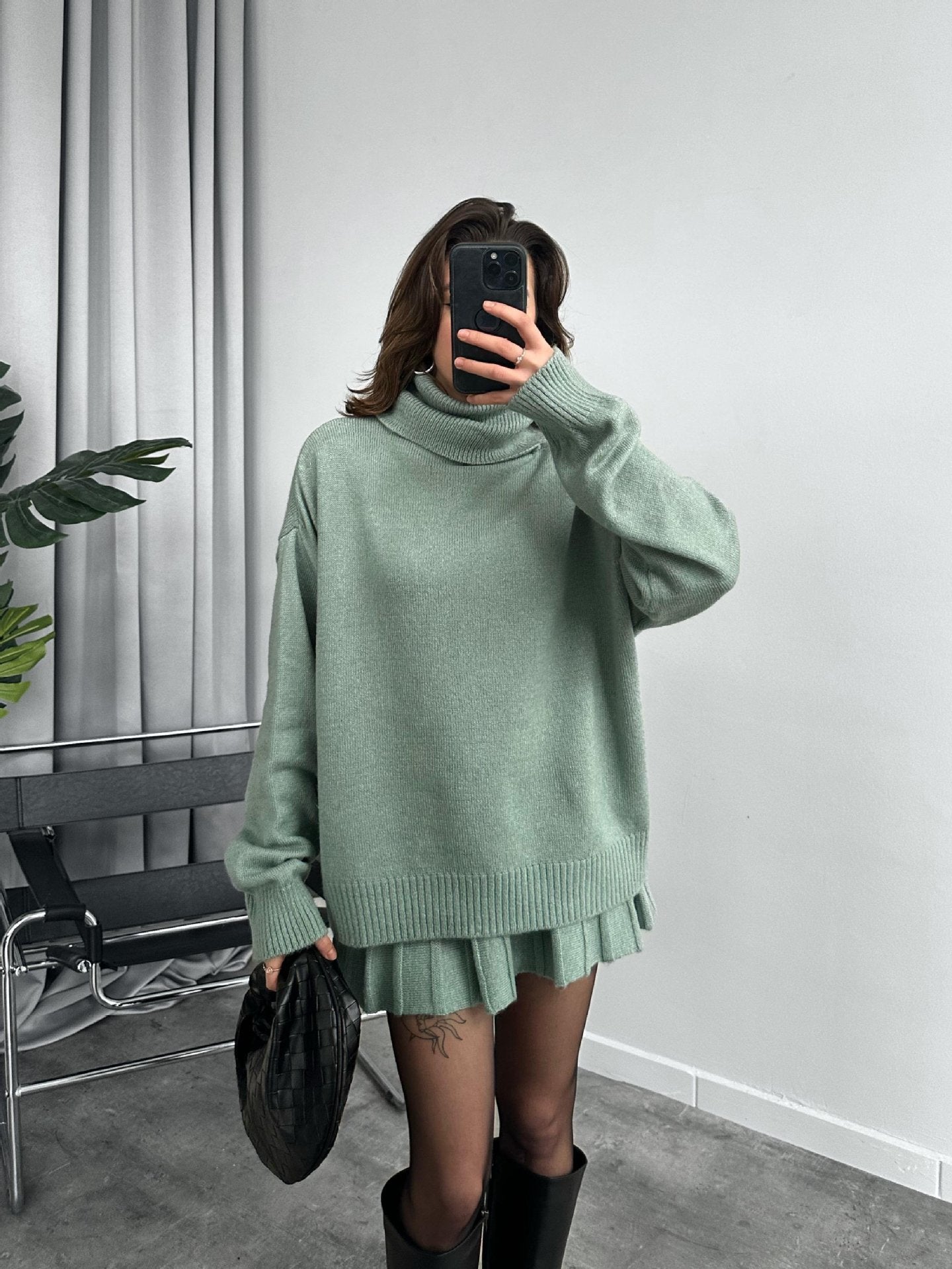 Evoque™ | Emily Turtleneck Knit Set