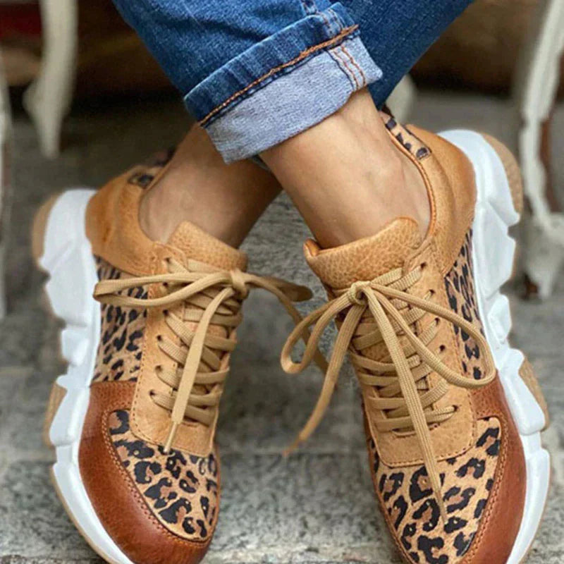 EVOQUE™ | Leopard Print Chunky Sneakers