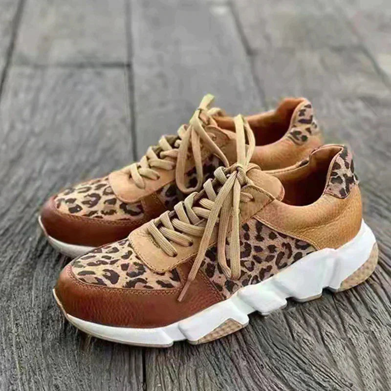 EVOQUE™ | Leopard Print Chunky Sneakers