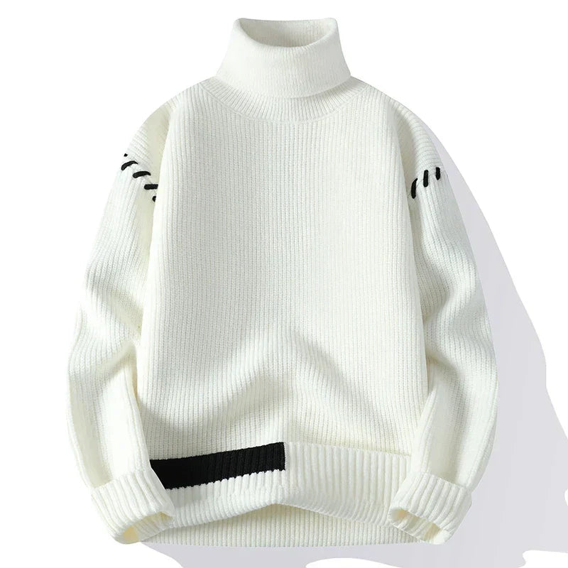 Evoque™ | Bold Knit Turtleneck Sweater