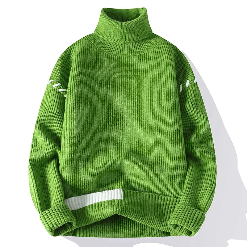 Evoque™ | Bold Knit Turtleneck Sweater