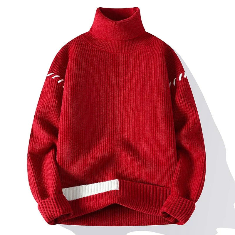 Evoque™ | Bold Knit Turtleneck Sweater