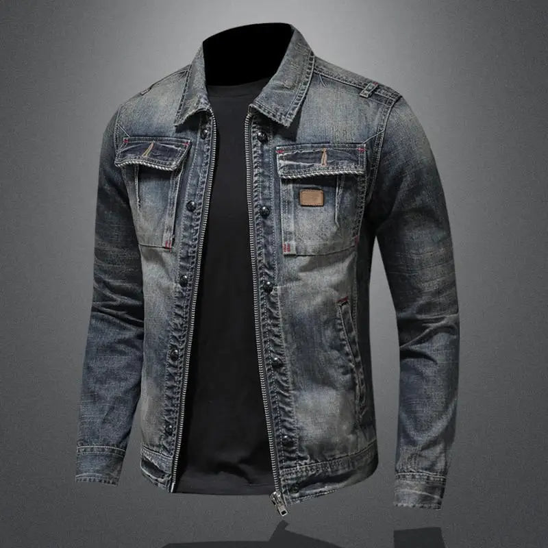 EVOQUE™ | Classic Denim Jacket with Modern Details