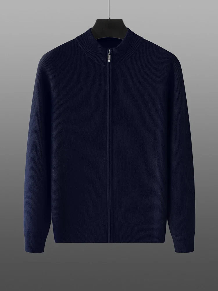 Evoque™ | Classic Cashmere Mock Neck Men’s Pullover