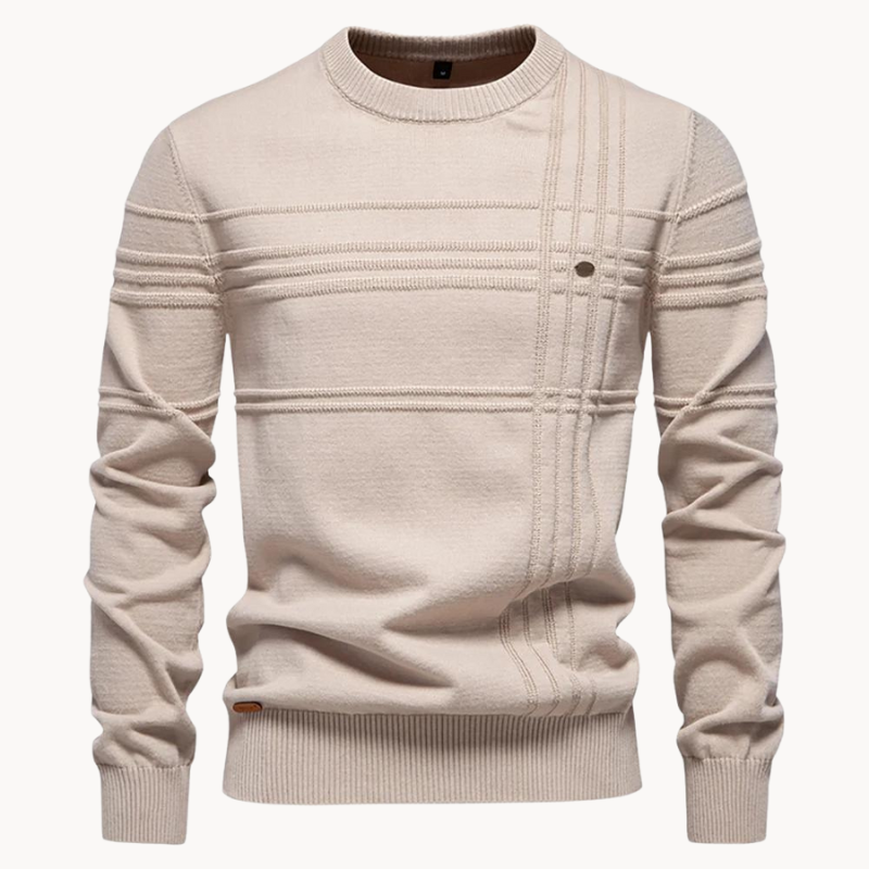 EVOQUE™ | CLASSIC TEXTURED KNIT SWEATER