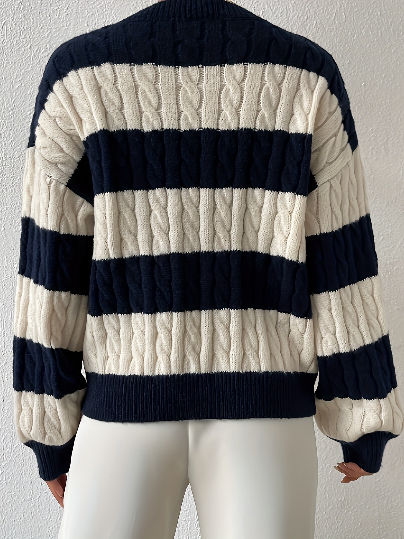 Evoque™ | Color Block Knit Sweater