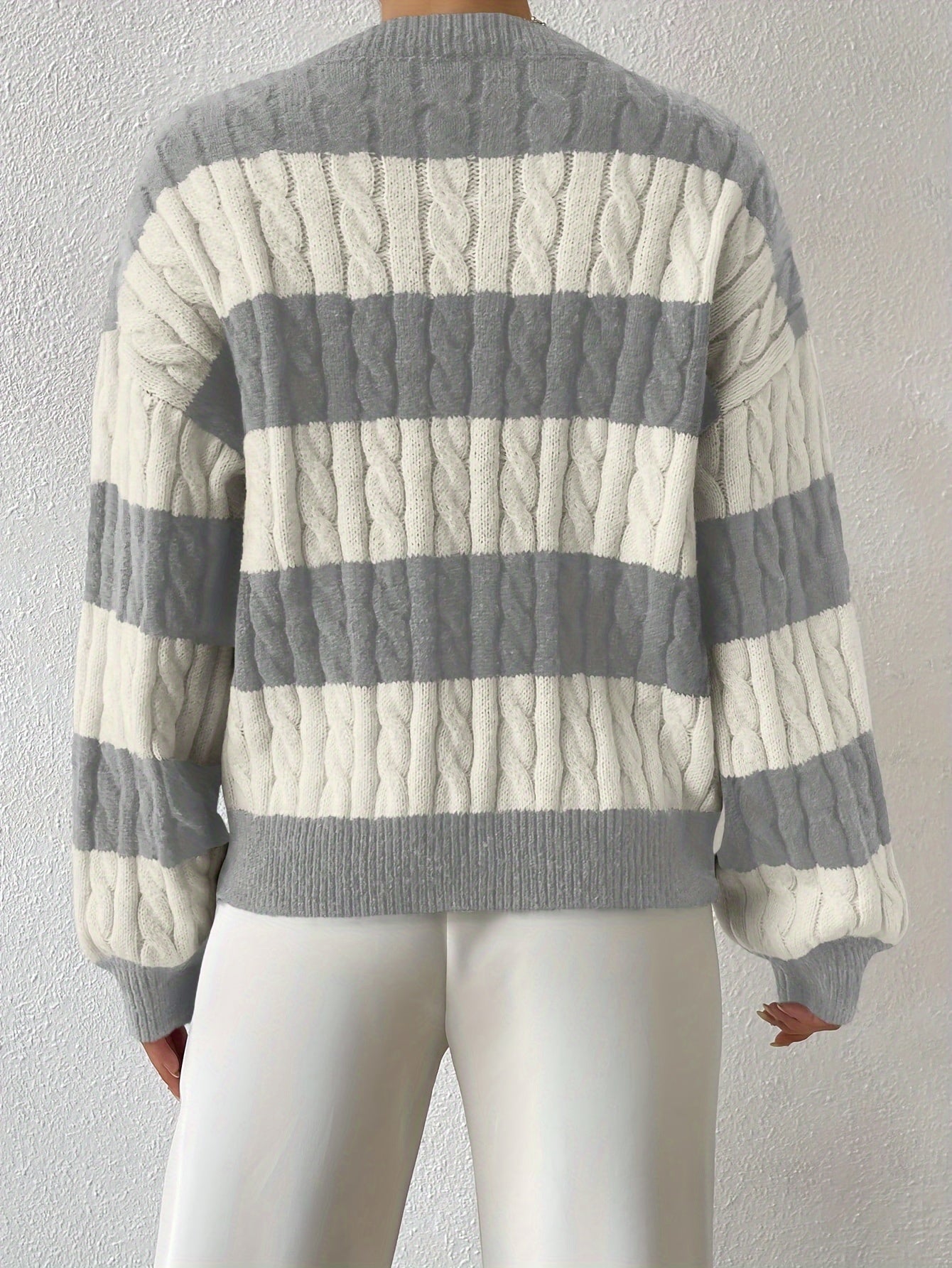 Evoque™ | Color Block Knit Sweater