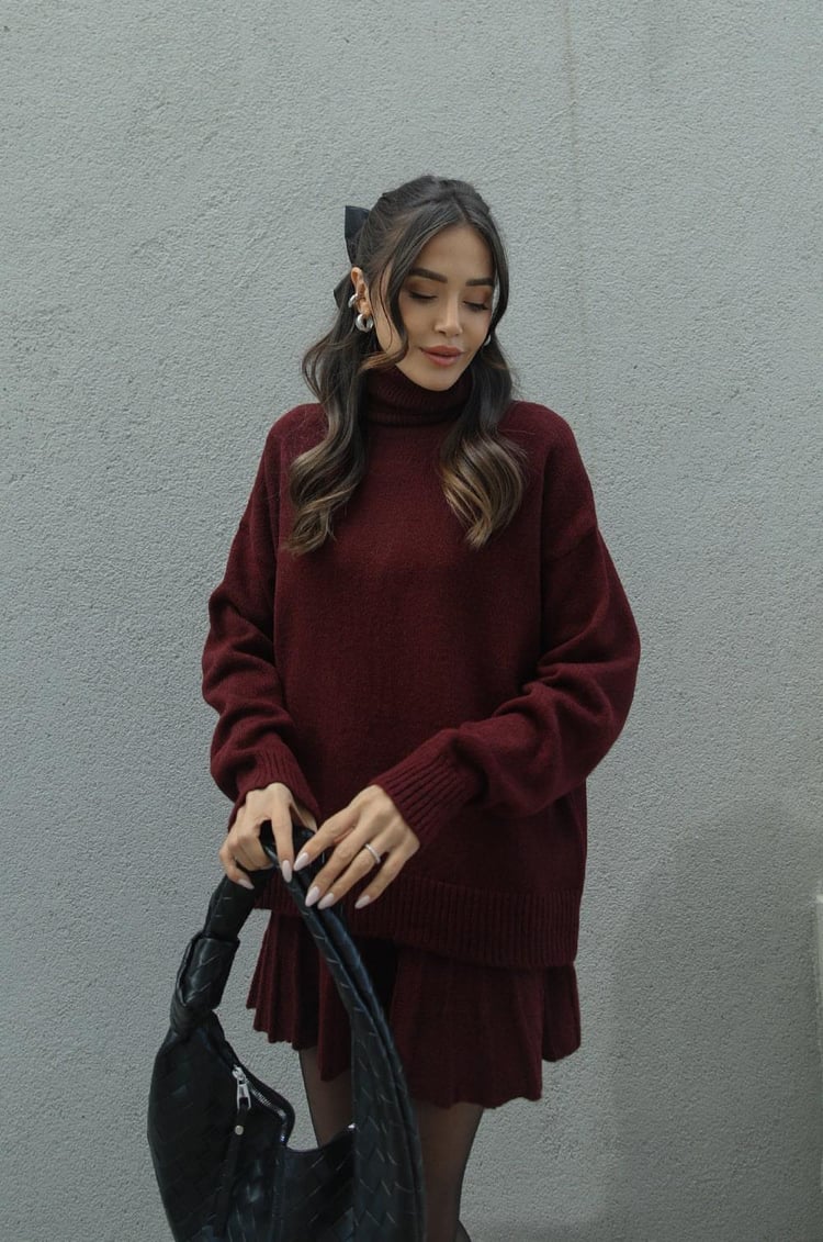 Evoque™ | Emily Turtleneck Knit Set