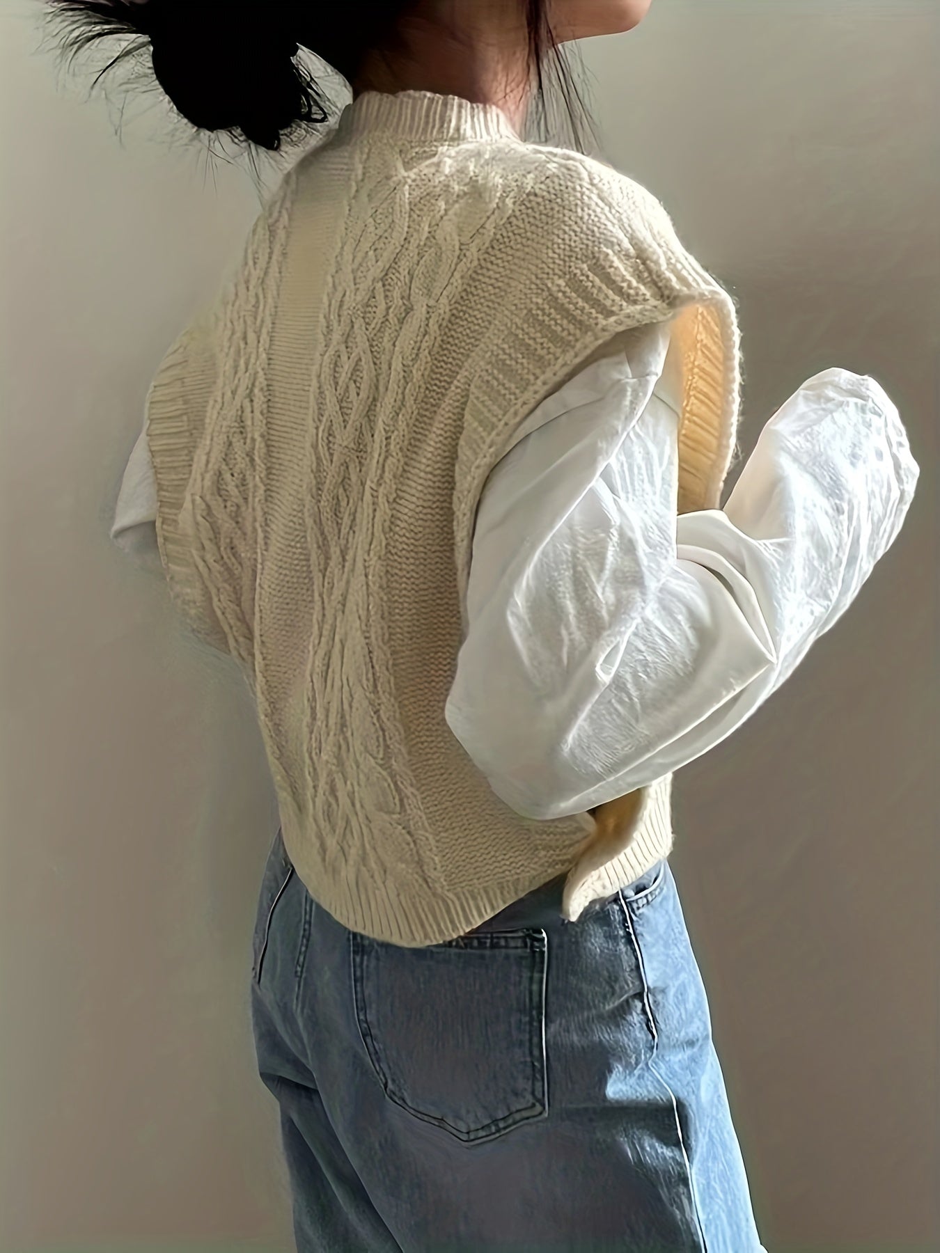 Evoque™ | Vintage Button Knit Vest