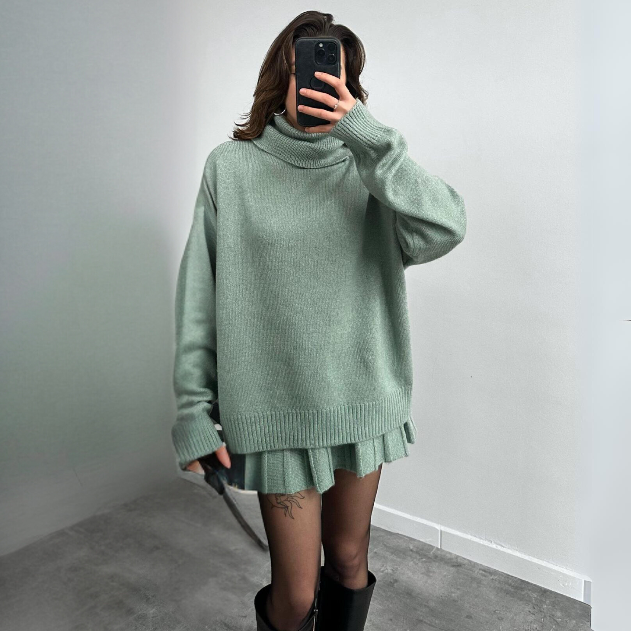 Evoque™ | Emily Turtleneck Knit Set