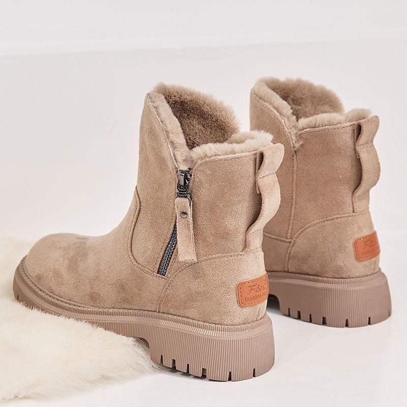 EVOQUE™ | Cozy Faux Fur Lined Ankle Boots